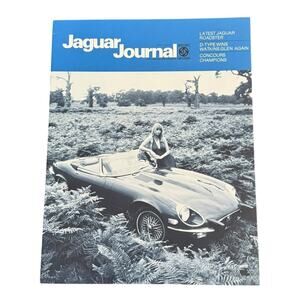 Jaguar Journal Winter 1973 1974 Roadster Automotive Magazine British Leyland